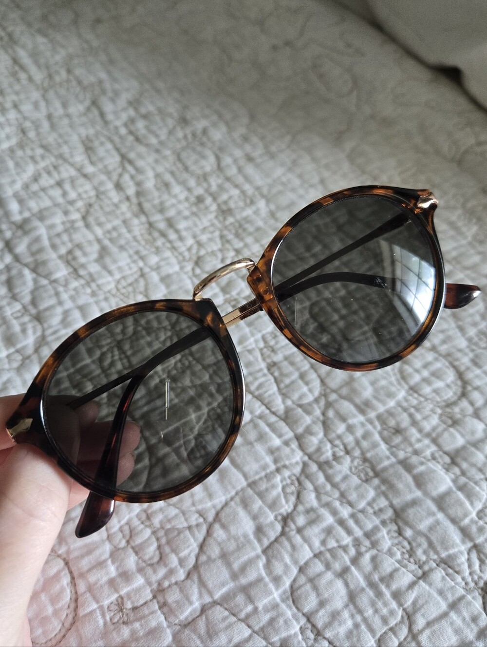 Round Tort Shell Ann Taylor Sunglasses